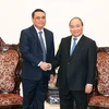 Thủ tướng Nguyễn Xuân Phúc tiếp ông Syafruddin, Phó Tư lệnh Cảnh sát quốc gia nước Cộng hòa Indonesia. (Ảnh: Thống Nhất/TTXVN)