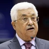 Tổng thống Palestine Mahmoud Abbas phát biểu tại Brussels, Bỉ ngày 23/6. (Nguồn: EPA/TTXVN)