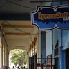 Biển hiệu một quán càphê tại thủ đô La Habana ngày 19/7. (Nguồn: AFP/TTXVN)