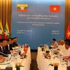 Quang cảnh Kỳ họp thứ 8 Ủy ban hỗn hợp Việt Nam-Myanmar. (Nguồn: TTXVN)