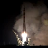 Tàu vũ trụ Soyuz TMA-20M rời bệ phóng. (Nguồn: AFP/TTXVN)