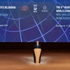 Tổng thống Azerbaijan Ilham Aliyev phát biểu khai mạc Đại hội. (Nguồn: AZERTAC)