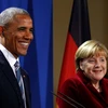 Thủ tướng Đức Angela Merkel và Tổng thống Mỹ Barack Obama. (Nguồn: Reuters)