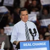 Ông Mitt Romney vận động tranh cử tại Cleveland, bang Ohio ngày 4/11/2012. (Nguồn: AFP/TTXVN)