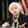 Chủ tịch FED Janet Yellen phát biểu tại cuộc họp báo ở thủ đô Washington ngày 16/3. (Nguồn: AFP/TTXVN)