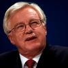 Bộ trưởng Brexit David Davis tại một hội nghị ở Birmingham, Anh ngày 2/10. (Nguồn: EPA/TTXVN)