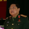 Đại tướng Ngô Xuân Lịch. (Ảnh: Thanh Tuấn/TTXVN)