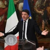 Thủ tướng Matteo Renzi phát biểu trong cuộc họp báo ở Rome ngày 5/12. (Nguồn: EPA/TTXVN)