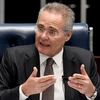 Chủ tịch Thượng viện Renan Calheiros tại phiên điều trần ở Thượng viện Brazil ngày 1/12. (Nguồn: AFP/TTXVN)