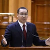 Ông Victor Ponta phát biểu trước Quốc hội ở thủ đô Bucharest, Romania ngày 29/9/2015. (Nguồn: Reuters/TTXVN)