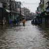 Ngập lụt ở thành phố Huế. (Ảnh: Hồ Cầu/TTXVN)