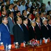 Thủ tướng Nguyễn Xuân Phúc và các đại biểu tham dự Lễ kỷ niệm. (Ảnh:Thống Nhất/TTXVN)
