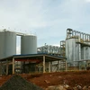 Hệ thống bể chứa quặng tại Tổ hợp bauxite-nhôm Lâm Đồng. (Ảnh: Ngọc Hà/TTXVN)
