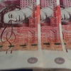 Đồng bảng Anh tại một điểm đổi tiền ở Kuala Lumpur, Malaysia ngày 16/1. (Nguồn: AFP/TTXVN)