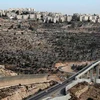 Toàn cảnh Khu định cư Gilo (phía trên) ở Đông Jerusalem ngày 17/1. (Nguồn: AFP/ TTXVN)