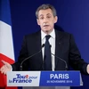 Cựu Tổng thống Pháp Nicolas Sarkozy sau cuộc bầu cử sơ bộ vòng một ở Paris ngày 20/11/2016. (Nguồn: AFP/TTXVN)