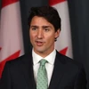 Thủ tướng Canada Justin Trudeau phát biểu tại cuộc họp báo ở Ottawa thuộc Ontario ngày 21/9/2016. (Nguồn: AFP/TTXVN)