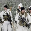 Binh sỹ Mỹ tham gia cuộc tập trận ở căn cứ Adazi, Latvia ngày 26/1. (Nguồn: EPA/TTXVN)