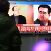 Truyền hình đưa tin về cái chết của ông Kim Jong-nam. (Nguồn: Fortune)