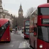 Một con phố ở thủ đô London, Anh. (Nguồn: AFP/TTXVN)