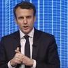 Ứng cử viên Emmanuel Macron phát biểu tại một diễn đàn ở Paris ngày 23/2. (Nguồn: AFP/TTXVN)