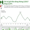 [Infographics] Chỉ số giá tiêu dùng tháng 2 tăng 0,23%
