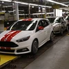 Dây chuyền sản xuất ô tô Ford tại một nhà máy ở Wayne, bang Michigan (Mỹ) ngày 7/1/2015. (Nguồn: EPA/TTXVN)