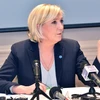 ] Ứng cử viên của đảng cực hữu "Mặt trận Quốc gia" (FN) tham gia tranh cử Tổng thống Pháp, bà Marine Le Pen. (Nguồn: AFP/TTXVN)