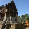 Đền Preah Vihear gần biên giới Campuchia- Thái Lan tại tỉnh Preah Vihear, cách thủ đô Phnom Penh khoảng 400km về phía bắc ngày. (Nguồn: AFP/TTXVN)