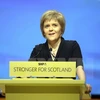 Thủ hiến Scotland, bà Nicola Sturgeon. (Nguồn: AFP/ TTXVN)
