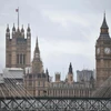 Tòa nhà Quốc hội Anh ở London ngày 29/3. (Nguồn: AFP/TTXVN)
