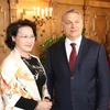 Chủ tịch Quốc hội Nguyễn Thị Kim Ngân hội kiến Thủ tướng Hungary Viktor Orban. (Ảnh: Trọng Đức/TTXVN)