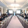 Đoàn đại biểu Thành phố Hồ Chí Minh dự Hội nghị “Thúc đẩy hợp tác kinh tế Thành phố Hồ Chí Minh và Hyogo”. (Ảnh: Tiến Lực/TTXVN)