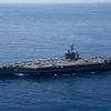 Tàu sân bay USS Carl Vinson. (Nguồn: EPA/TTXVN)