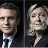 Hai ứng cử viên Tổng thống Pháp là ông Emmanuel Macron (ảnh, trái) và bà Marine Le Pen (ảnh, phải) . (Nguồn: AFP/TTXVN)