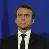 Ông Emmanuel Macron phát biểu sau khi kết quả bầu cử Tổng thống vòng 2 được công bố ở Paris ngày 7/5. (Nguồn: EPA/TTXVN)