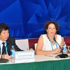 Các đại biểu đại diện các nền kinh tế APEC tham dự cuộc họp Đối tác chính sách về khoa học công nghệ sáng tạo(PPSTI). (Ảnh: Nguyễn Khang/TTXVN)