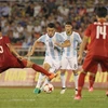 U20 Việt Nam gặp U20 Argentina. (Ảnh: Quang Nhựt/TTXVN)