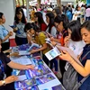 Người dân tham dự Lễ hội Nhật Bản-Việt Nam 2016. (Ảnh: Thế Anh/TTXVN)
