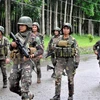 Binh sỹ Philippines trong chiến dịch truy quét phiến quân ở thành phố Marawi thuộc đảo Mindanao ngày 24/5. (Nguồn: EPA/TTXVN)