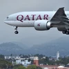 Máy bay của hãng hàng không Qatar Airways ngày 21/3. (Nguồn: AFP/TTXVN)