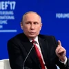Tổng thống Nga Vladimir Putin trong một phiên họp ở Saint Petersburg ngày 2/6. (Nguồn: AFP/TTXVN)