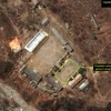 Bãi thử hạt nhân Punggye-ri. (Nguồn: Getty Images/TTXVN)