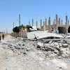 Binh sỹ tham gia chiến dịch chống IS tại Raqqa, Syria ngày 11/6. (Nguồn: EPA/TTXVN)