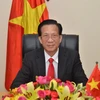 Đại sứ Việt Nam tại Campuchia Thạch Dư. (Ảnh: Phan Minh Hưng/TTXVN)