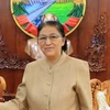 Chủ tịch Quốc hội Lào Pany Yathotou. (Ảnh: Phạm Kiên/TTXVN)