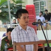 Bị cáo Trần Mạnh Thống tại phiên xét xử. (Ảnh: Sỹ Tuyên/TTXVN)
