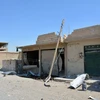 Những ngôi nhà bị hư hại do giao tranh tại thành phố Raqqa ngày 11/6. (Nguồn: EPA/TTXVN)