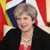 Thủ tướng Anh Theresa May tại một sự kiện ở London ngày 13/7. (Nguồn: AFP/TTXVN)