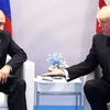 Tổng thống Mỹ Donald Trump (phải) và người đồng cấp Nga Vladimir Putin. (Nguồn: AFP/Getty Images)